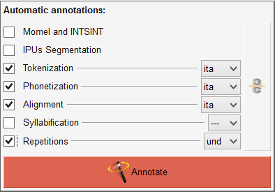 Automatic Annotations Panel (AAP)