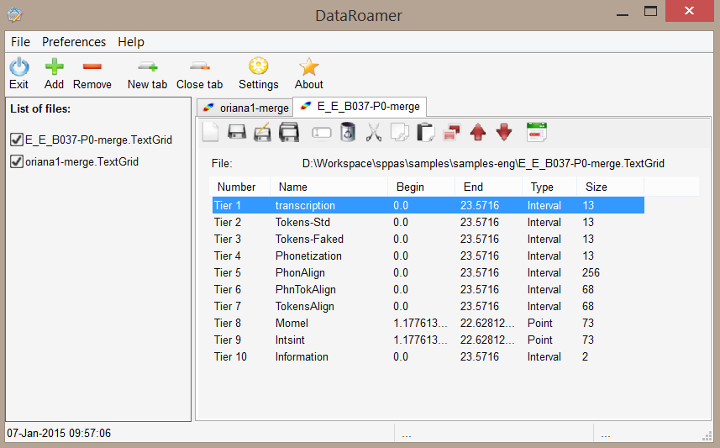 Component: DataRoamer