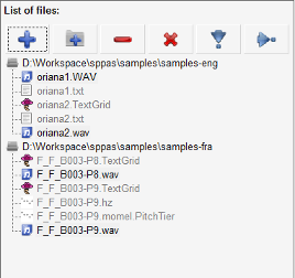 File List Panel (FLP)